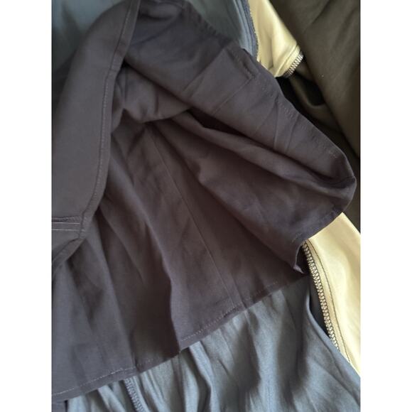 NWT Banana Republic Color Block Panel Maxi Dress Sz 2 P Blue Black White Satin - Picture 7 of 10